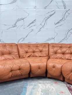 Pamono Modular Sofa in the style of Afra & Tobia Scarpa, 1970s, Set of 5 Online