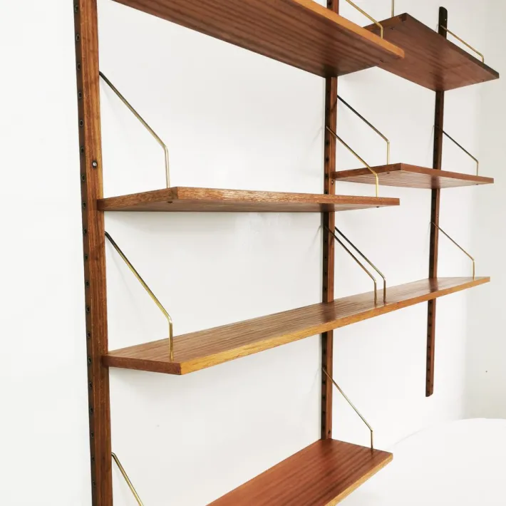 Pamono Modular Wall Shelf System by Poul Cadovius, 1960s Best