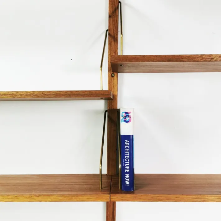Pamono Modular Wall Shelf System by Poul Cadovius, 1960s Best