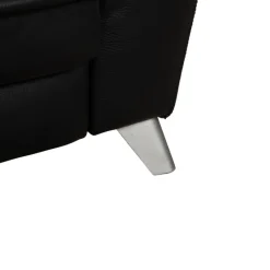 Pamono Monster 3-Seater Sofa in Black Leather from Bretz Sale