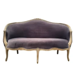 Pamono Napoleon III Corbeille Sofa in Grey Oak, France, 1990s Discount