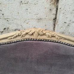 Pamono Napoleon III Corbeille Sofa in Grey Oak, France, 1990s Discount