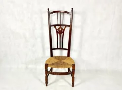 Pamono Napoleon III Straw Nanny Chair, 1800s Online