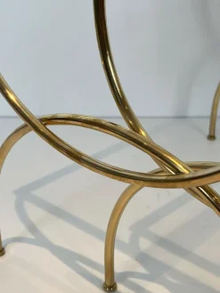 Pamono Neoclassical Brass Nesting Tables, Set of 3 Outlet