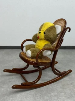 Pamono No. 2 Children's Rocking Chair attributed to Thonet, 1920s Best
