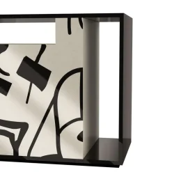 Pamono Nuria Sideboard in Black and White by Hommés Studio