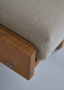 Pamono Oak and Rattan GE7 Daybed by Hans J. Wegner for GETAMA Clearance