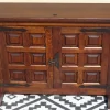 Pamono Oak and Wrought Iron Sideboard, 1950s Online