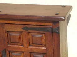 Pamono Oak and Wrought Iron Sideboard, 1950s Online