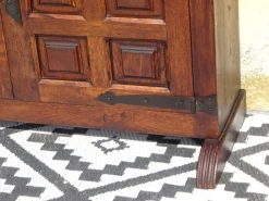 Pamono Oak and Wrought Iron Sideboard, 1950s Online