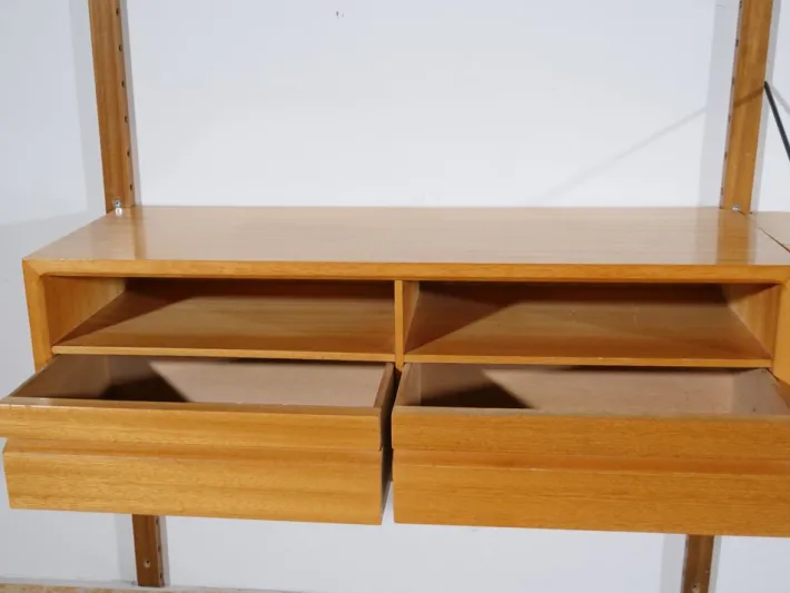 Pamono Oak Modular Shelving System by Poul Cadovius, 1960s Sale