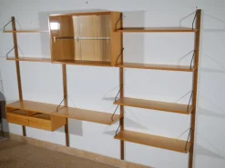 Pamono Oak Modular Shelving System by Poul Cadovius, 1960s Sale