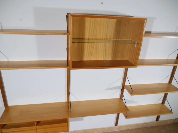 Pamono Oak Modular Shelving System by Poul Cadovius, 1960s Sale
