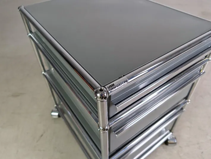 Pamono Office Cabinet with Castors from USM Haller Sale