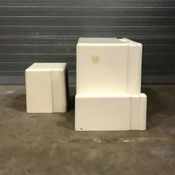 Pamono Off-White Plastic Childrens Desk and Stool, 1970s, Set 2 Online