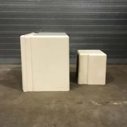 Pamono Off-White Plastic Childrens Desk and Stool, 1970s, Set 2 Online