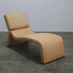 Pamono Onda Chaise Longue in Leather from Cor Outlet