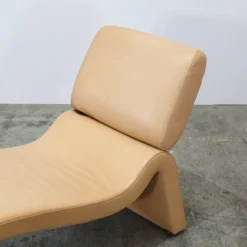 Pamono Onda Chaise Longue in Leather from Cor Outlet