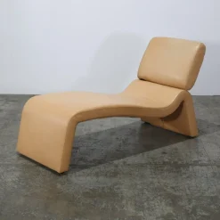 Pamono Onda Chaise Longue in Leather from Cor Outlet