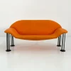 Pamono Orange Sofa by Burkhard Vogtherr for Hain & Tohme, 1980s Outlet