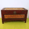 Pamono Oriental Carved Wooden Chest