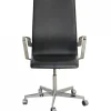 Pamono Oxford Chair in Black Essential Leather by Arne Jacobsen, 2000s Online