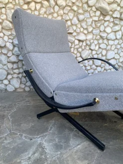 Pamono P40 Lounge Chair by Osvaldo Borsani for Tecno, Italy, 1950s New