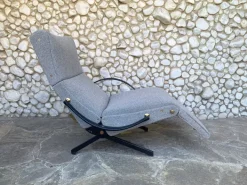 Pamono P40 Lounge Chair by Osvaldo Borsani for Tecno, Italy, 1950s New