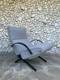 Pamono P40 Lounge Chair by Osvaldo Borsani for Tecno, Italy, 1950s New