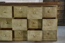 Pamono Patinated 24-Drawer Craft Cabinet, 1950s Clearance