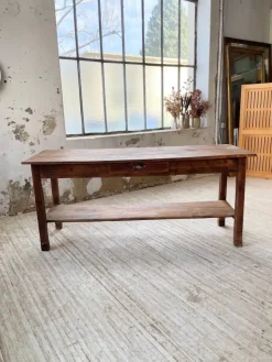 Pamono Pine Drapery Console Table, 1950s Online