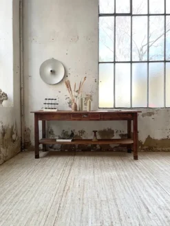 Pamono Pine Drapery Console Table, 1950s Online