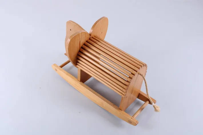 Pamono Pine Elephant Children's Rocking Chair, 1970s Best
