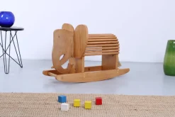 Pamono Pine Elephant Children's Rocking Chair, 1970s Best