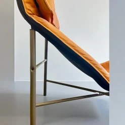 Pamono Postmodern Skye Relax Lounge Chair in Patinated Cognac-Brown Leatherby Tord Björklund for Ikea, Sweden, 1970s Outlet