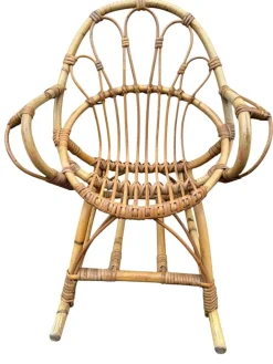 Pamono Provençal Children's Rocking Chair, France, 1950s Clearance