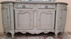 Pamono Provencal Sideboard Lacquered in Grey, 1950s