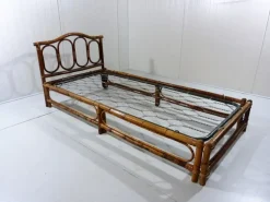 Pamono Rattan Daybed, 1970s Hot