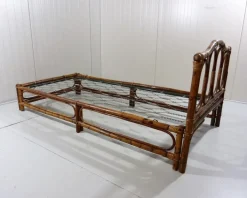 Pamono Rattan Daybed, 1970s Hot