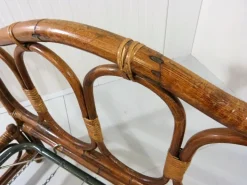 Pamono Rattan Daybed, 1970s Hot