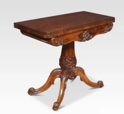 Pamono Rectangular Rosewood Game Table New