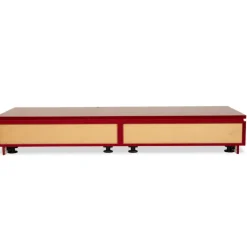 Pamono Red Wooden Cube Sideboard from Interlübke Sale