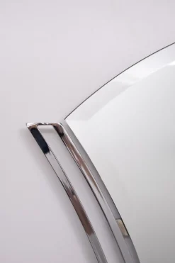 Pamono Regency Console Table and Mirror in Chrome, 1970s, Set of 2 Best