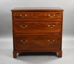 Pamono Regency Mahogany Inlaid Chest of Drawers, 1810 Clearance