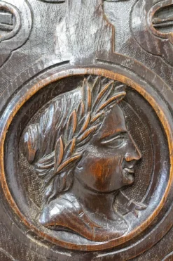 Pamono Renaissance Revival Oak 2-Part Buffet Cabinet, France, Mid-19th Century New