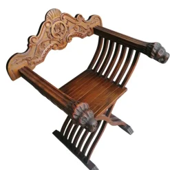 Pamono Renaissance-Style Folding Savonarola Chair, 1950s Outlet