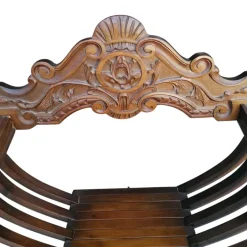 Pamono Renaissance-Style Folding Savonarola Chair, 1950s Outlet