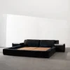 Pamono Roche Bobois Suede Bed Frame, 1970s Outlet