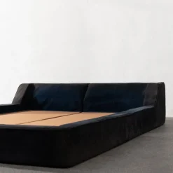 Pamono Roche Bobois Suede Bed Frame, 1970s Outlet