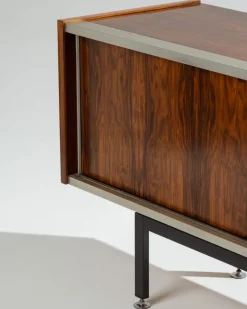 Pamono Rosewood and Metal Sideboard by Georges Frydman, 1960s Hot